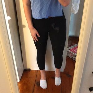 cropped lululemon wunder unders